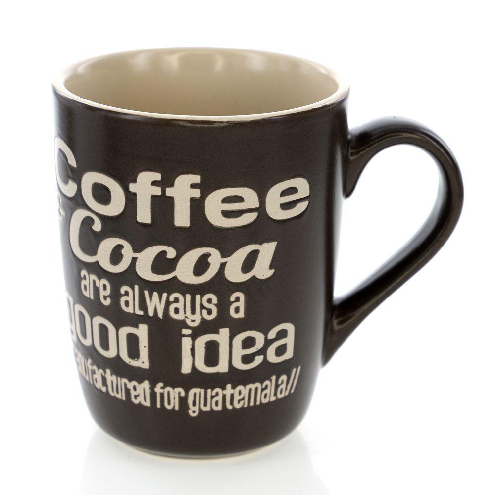 Taza con Diseño de Capuchino de 13.5 Oz en Color Surtido