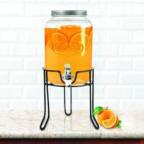 Frasco 3L Con Chorrito Y Base Metal - Nordika