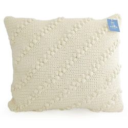 Cojin De Macrame Flores