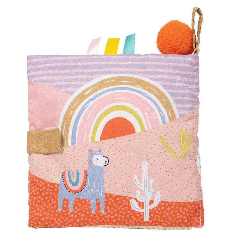 Libro de Pasta Suave Llama Fruity Paws para 6+ Meses Libro Suave Llama Fruity Paws - Manha…