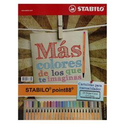 Stabilo-Block-Cartulina-Iris-24-Hojas-Carta