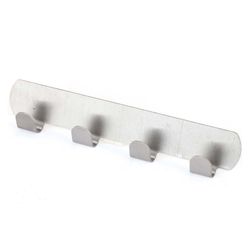 Ganchos Adhesivos 16X3X2 Cm Plateado - Viva