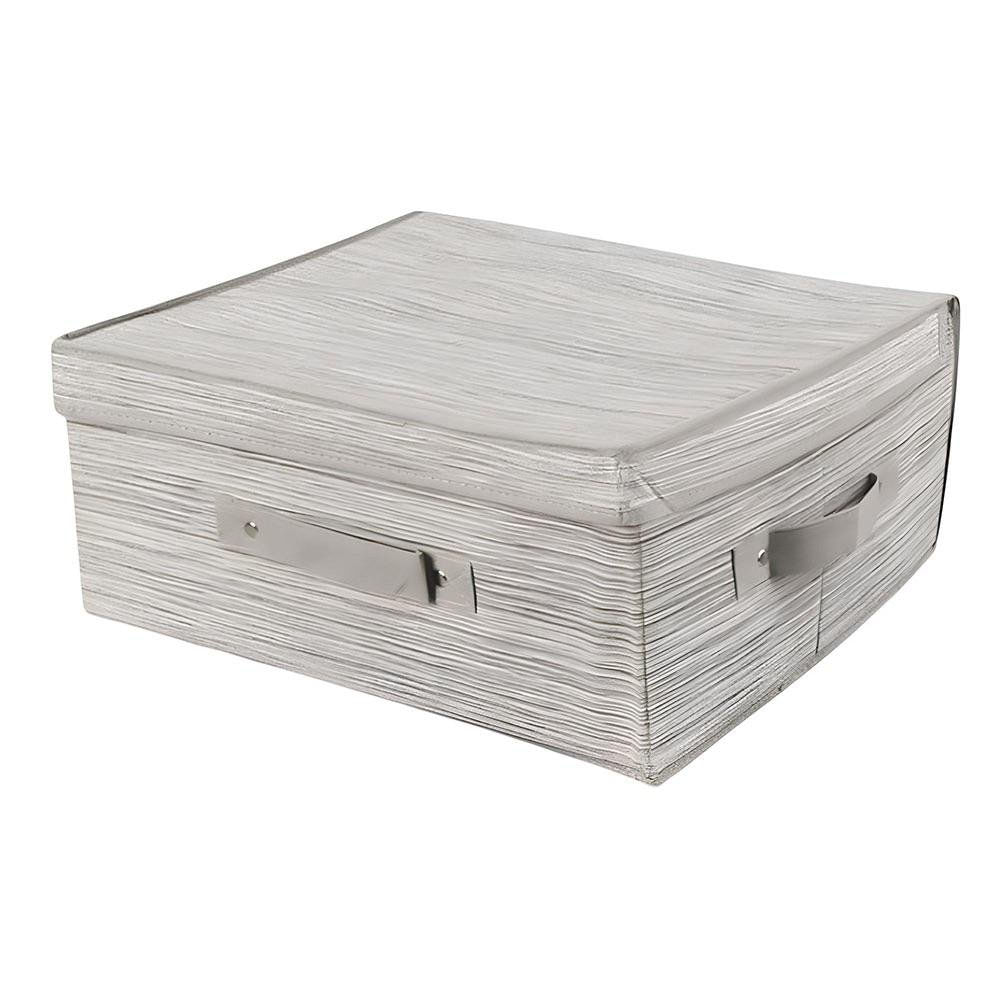 Canasta Organizadora para Closet de Tela Color Beige 38 x 29 cm Canasta Organizadora para…