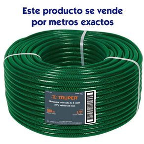 Manguera Por Metro Diámetro 3 Capas 1/2 Plg - Truper