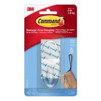 Gancho Autoadhe 4 Lbs1Pz Transparente