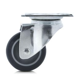 Rodo Placa Giratoria Hule Gris 2