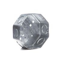 Caja Eléctrica Empotrable Octagonal De Metal - Insumos