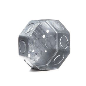 Caja Eléctrica Empotrable Octagonal De Metal - Insumos