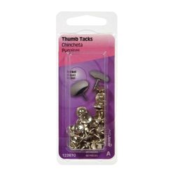 40 Tachuelas Plateadas De 3/8 Plg - Hillman