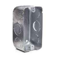 Caja Eléctrica Empotrar Rectangu Metal - Insumo