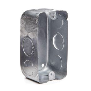 Caja Eléctrica Empotrar Rectangu Metal - Insumo