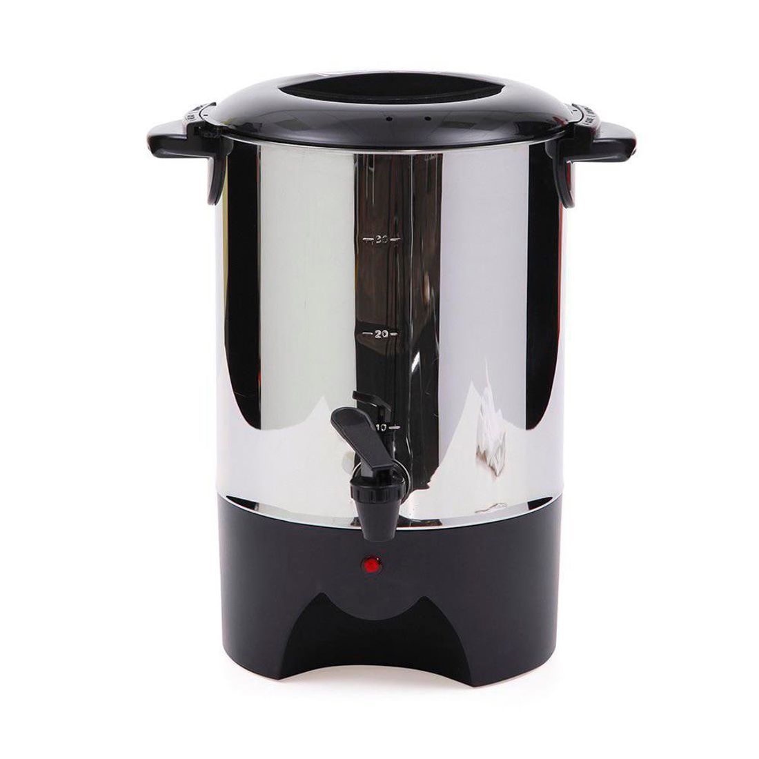 Sankey Cafetera de 30 Tazas | Plateado - Photura