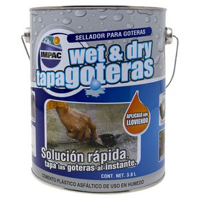 Masilla Tapagorteras Húmedo Y Seco 1 Gal - Impac