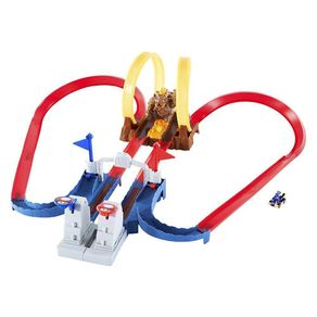 Hot Wheels - Mario Kart Pista Castillo De Bowser