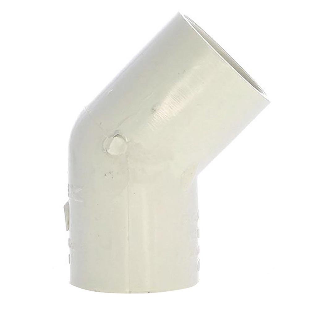 Codo 45° de PVC Liso de 1 Plg