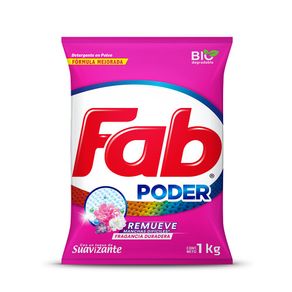 Detergente En Polvo Fab 1 Kg  Variedad de Línea
