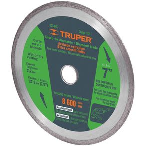 Disco Para Corte De Azulejo 7 Plg - Truper