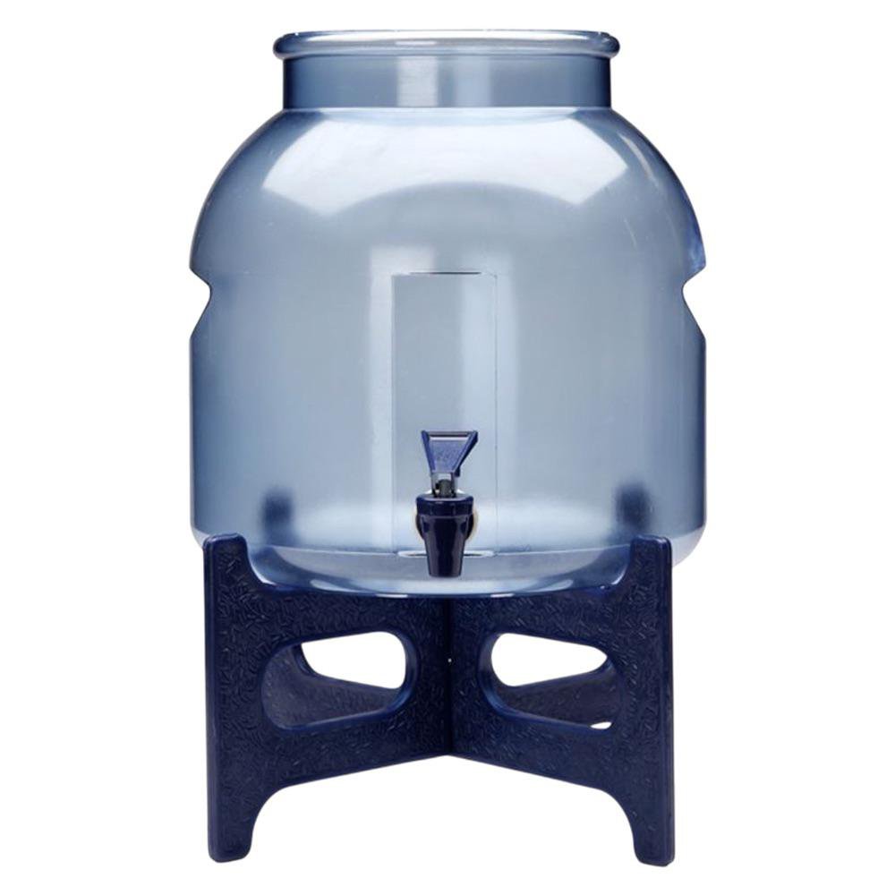 Dispensador de Agua para Mesa Redondo de Plástico 26.9 x 27.6 cm Celeste