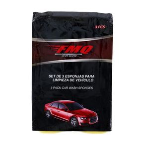 3 Pack De Esponja Para Autos 23D - Fmq