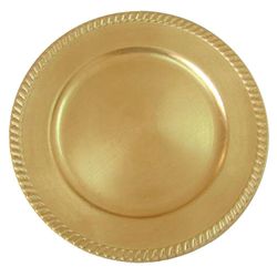 Plato Base Dorado - Toscana