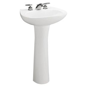 Lavamanos Máximo Con Pedestal Blanco - Corona