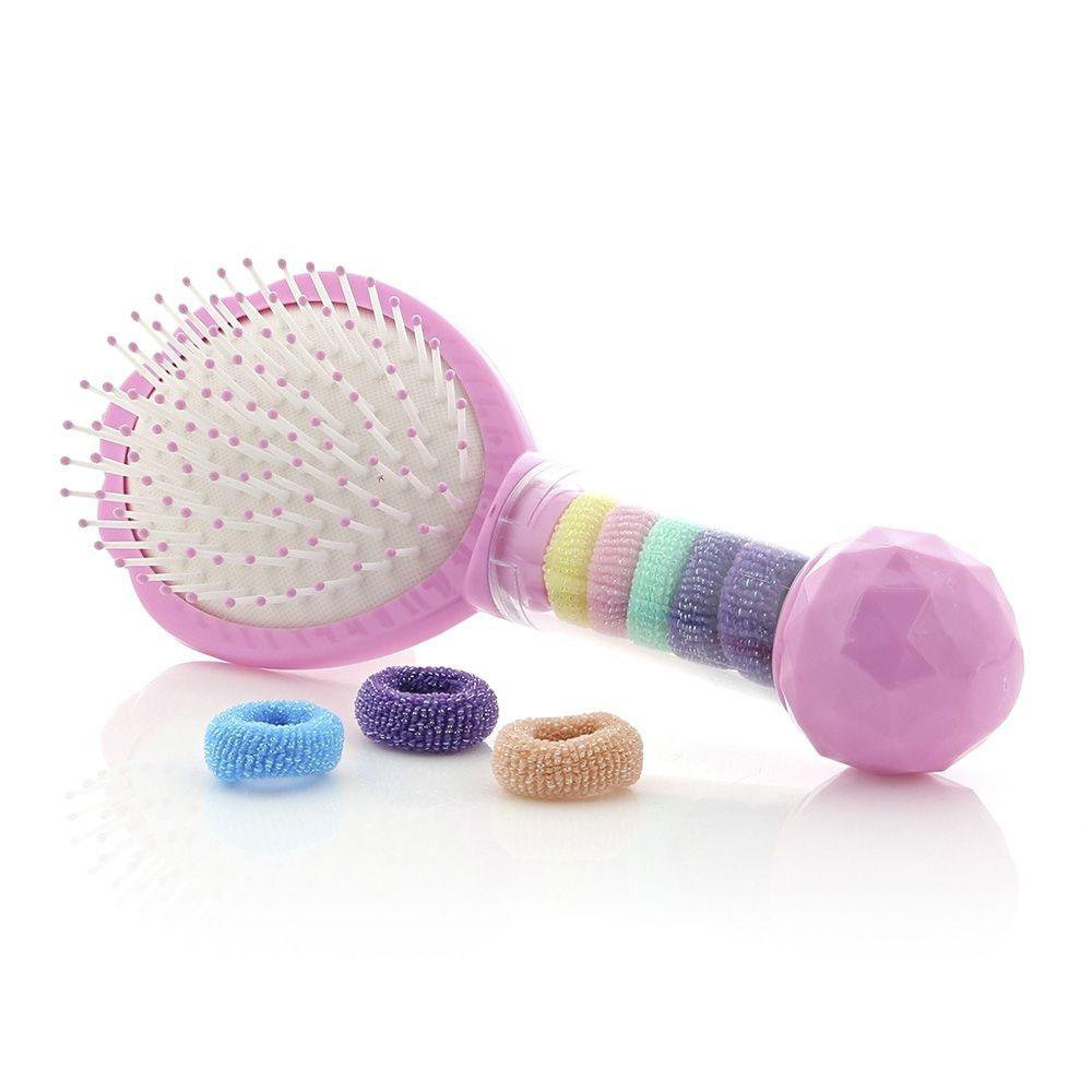 Cepillo de Cabello Diseño Unicornio con Colas Multicolor Cepillo para Cabello con Colas de Colores