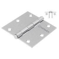 Bisagra Libro 3 1/2  Cromado Plano - Hermex