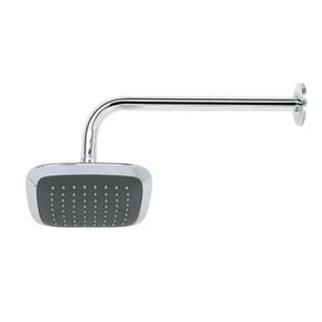 Ducha Cuadrada con Brazo Aero Cromada 6 Plg - Foset