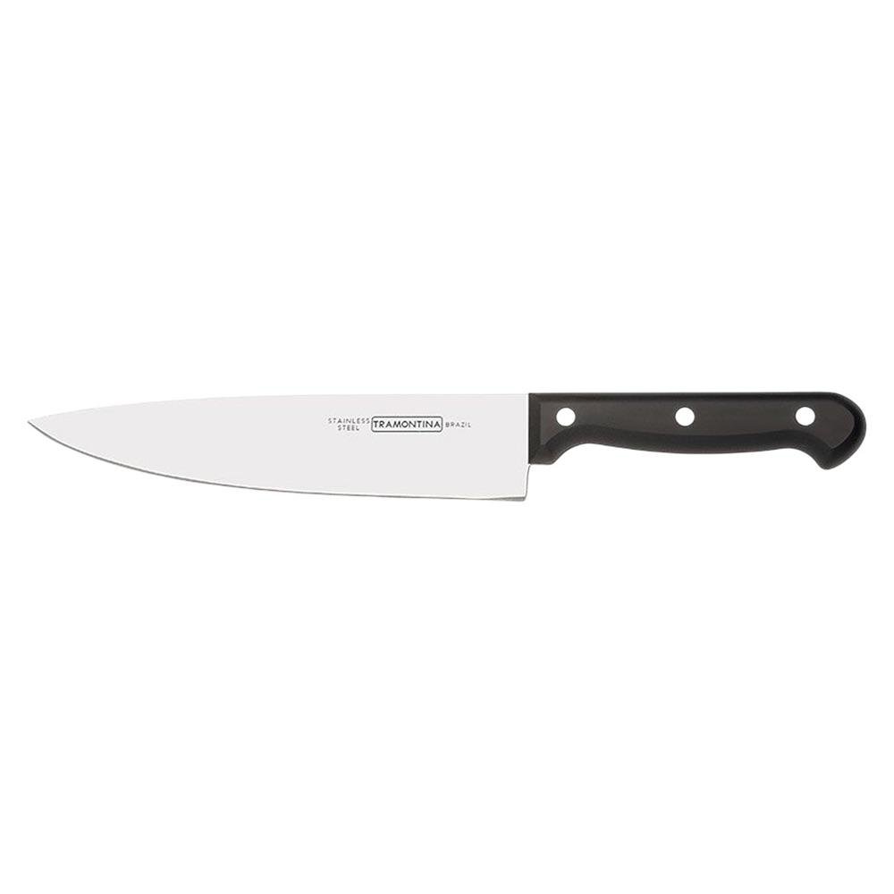 Cuchillo Chef Ultracorte 8 Plg con Hoja de Acero Inoxidable y Mango Color Negro