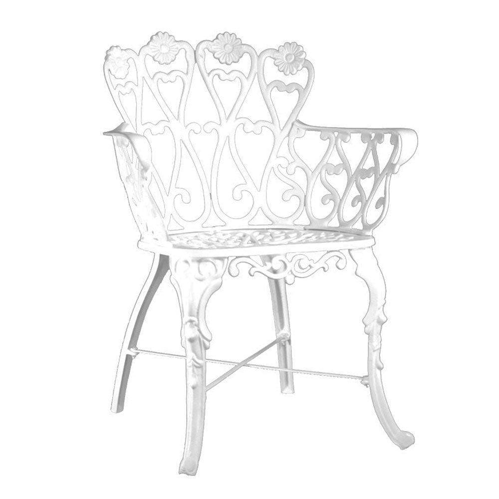 Silla de Exterior Margarita 61 x 45 x 83 cm Color Blanco