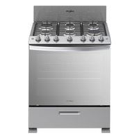 Estufa A Gas Con Horno Gris 30 Plg - Whirlpool