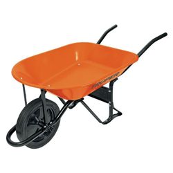 Carretilla Con Llanta Solida 4.5Ft 3 Naranja - Truper