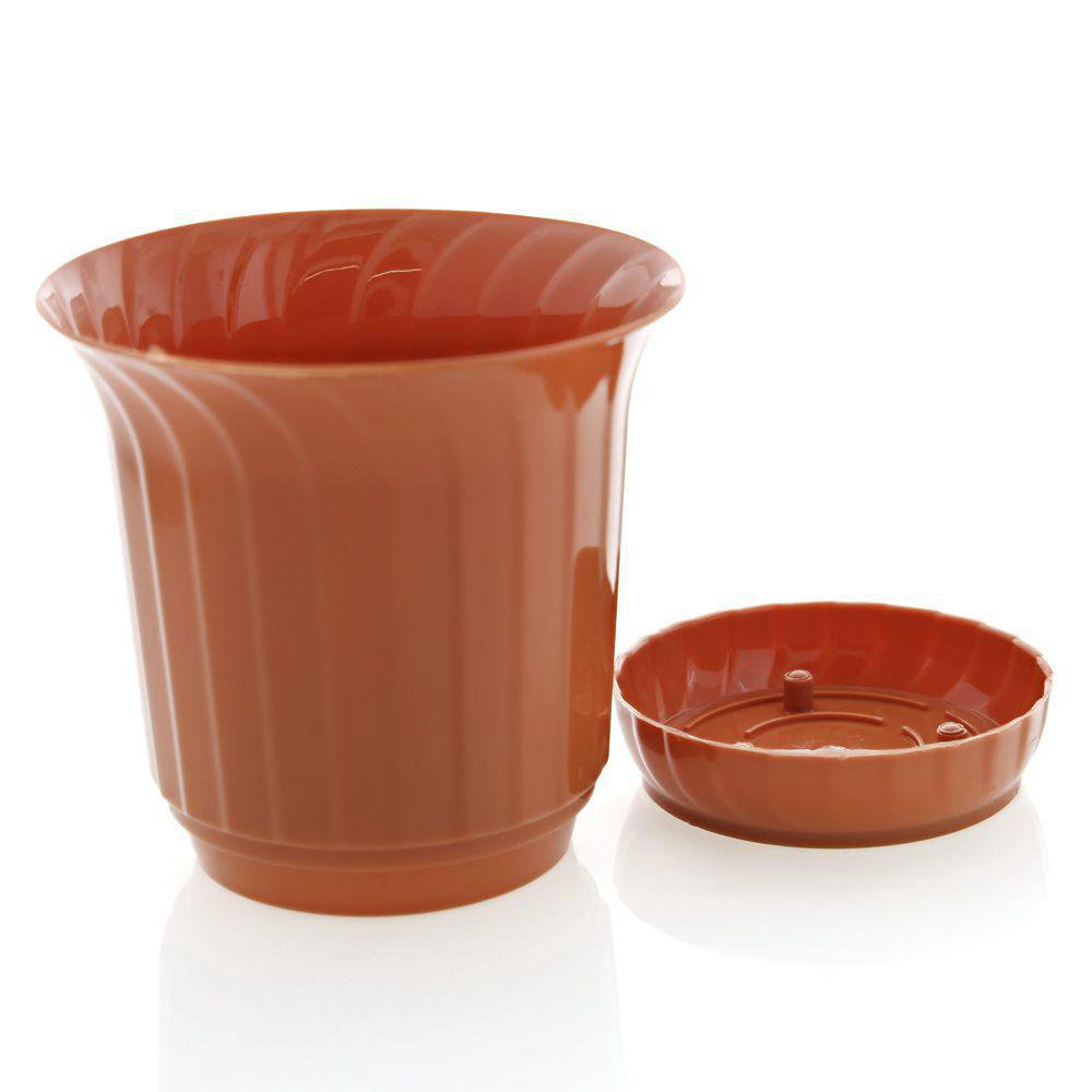 Maceta Redonda Luxe 4.5 Plg