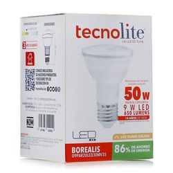 Reflector Led Para Interior Y Exterior Luz Cálida De 9 W - Tecnolite