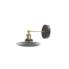 Lámpara Pared Negro 1Lt E27 60W - Ike Lite