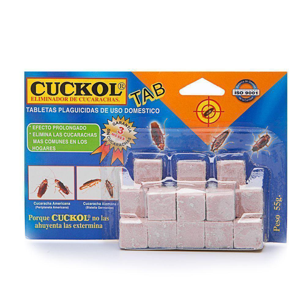 Tabletas Eliminadoras de Cucarachas 55 g
