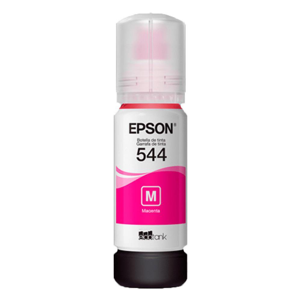 Botella de Tinta Epson T544 Magenta de 65 mL para Impresoras EcoTank Compatibles