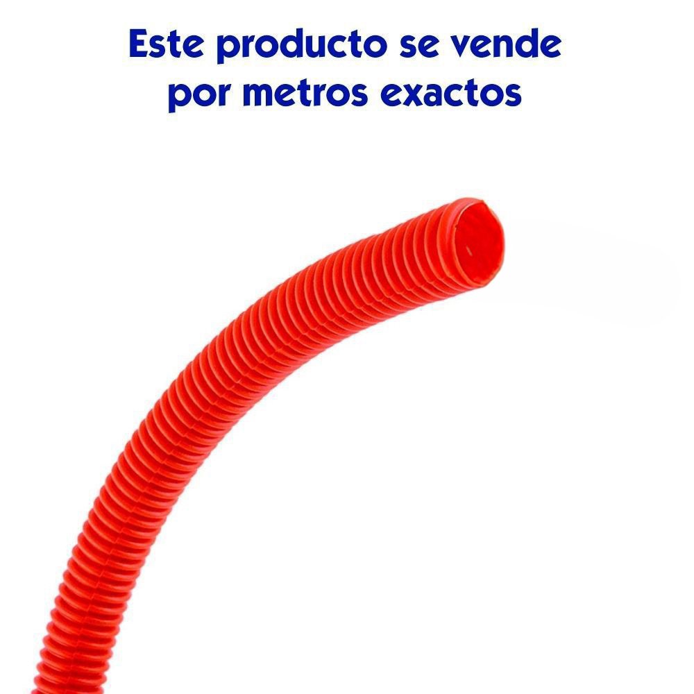 Tubo Flexible Naranja 1/2 Plg