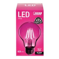 Bombilla Pera Led Rosada E27 De 4.5 W - Feit
