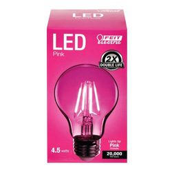 Bombilla Pera Led Rosada E27 De 4.5 W - Feit