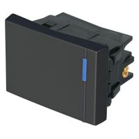 Interruptor Dado Sencillo Negro - Volteck
