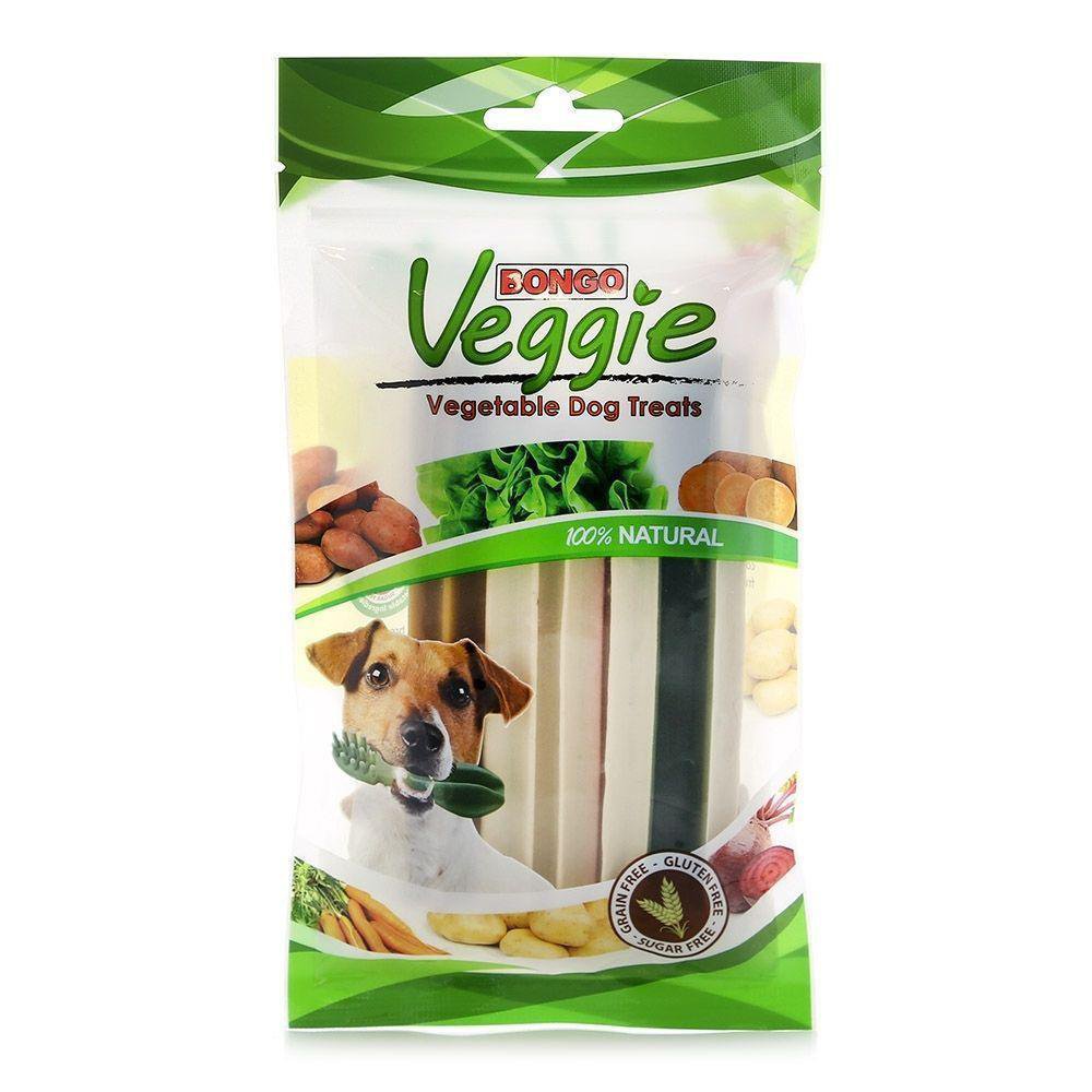 Snack para Perro Todas las Razas Vegetal Veggie Star Sticks, 5 Unidades