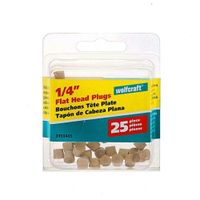 Tapón De Madera 1/4 Plg Cabeza Plana - Wolfcraft
