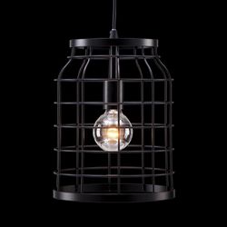 Lámpara 'Vintage' Rejilla Metal 1Bombillox60Wmax - Zlumini