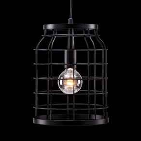 Lámpara 'Vintage' Rejilla Metal 1Bombillox60Wmax - Zlumini