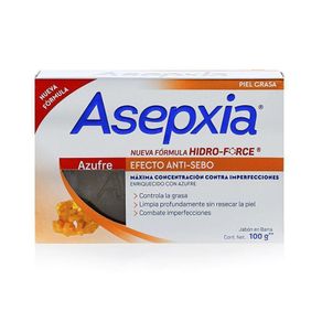 Asepxia Jabón Barra Azufre