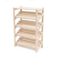 Zapatera De Piso 5 Niveles Madera - Vantage