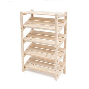 Zapatera De Piso 5 Niveles Madera - Vantage