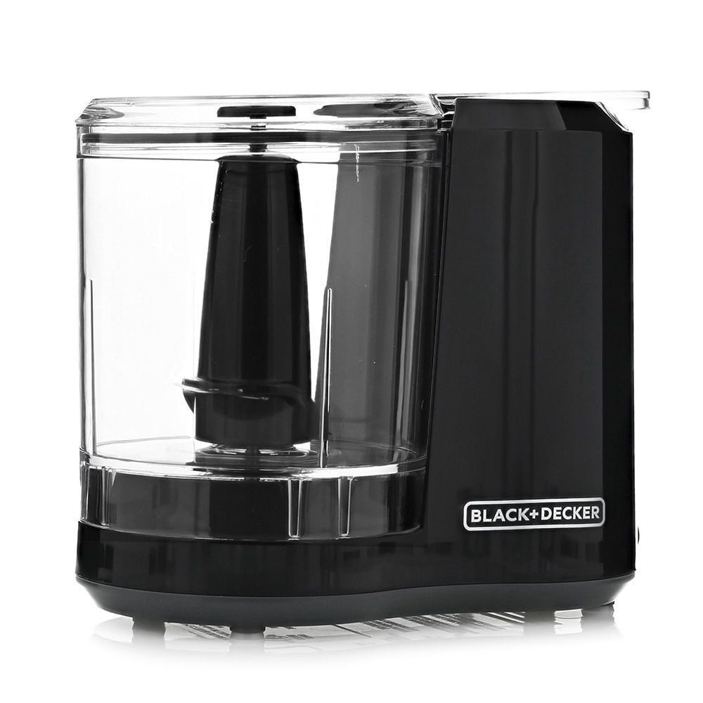 Procesador de Alimentos para 3 Tazas Color Negro Procesador de Alimentos de 3 Tazas 175W con Función de Pulso Negro
