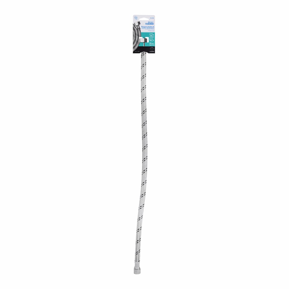 Manguera para Baño Flexible Trenzada 3/8 x 1/2 Plg 55 cm Hule